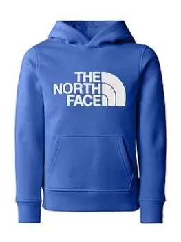Image of Boys, The North Face The North Face Older Boy Drew Peak Overhead Hoodie, Blue, Size S=7-8 Years