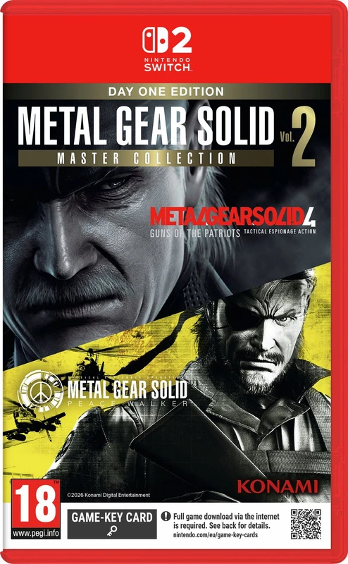Image of Metal Gear Solid Master Collection Volume 2 Day One Edition Nintendo Switch 2 Game