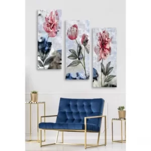 Image of MDF0021 Multicolor Decorative MDF Painting (3 Pieces)