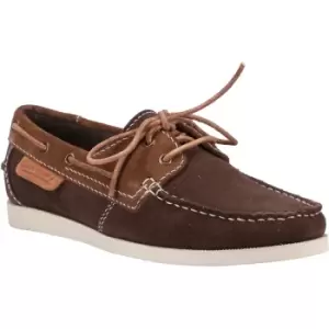 image of Cotswold Womens Idbury Suede Leather Boat Shoes UK Size 4 (EU 37)