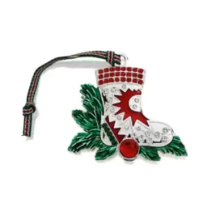 image of Newbridge Silverware Silver Plated Boot Christmas Decoration - P59168