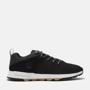 Image of Timberland Sprint Trekker Knit Trainer For Men In Black Black, Size 10.5