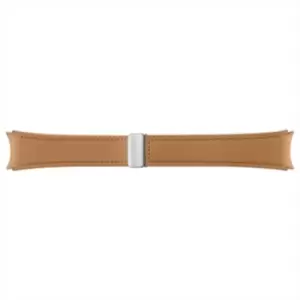 Image of Samsung Galaxy Watch4/Watch5/Watch6 D-Buckle Hybrid Eco-Leather Band ET-SHR94LDEGEU - M/L - Camel