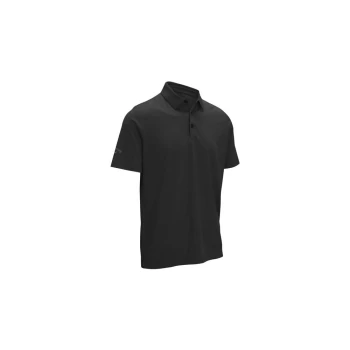 image of Callaway Ventilated Heat Polo Black Heather - M Size: Medium