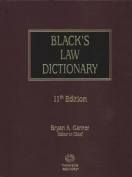 Image of Black's Law Dictionary Standard by Bryan A Garner