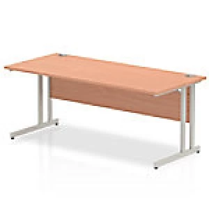 image of Impulse Cantilever 1800 Rectangle Desk Beech