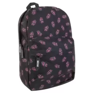 Image of Rock Sax Official Unisex The Rolling Stones All Over Union Jack Backpack (One Size) (Black)