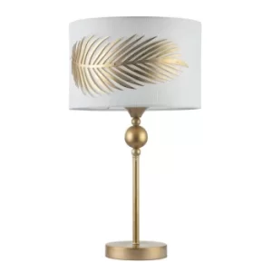 Image of Farn Table Lamp Gold, 1 Light, E14