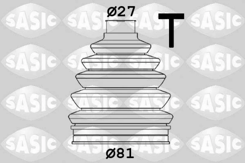 Image of CV boot kit, drive shaft SASIC 1906172