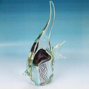 image of Objets d'Art Handmade Glass Figurine - Angelfish