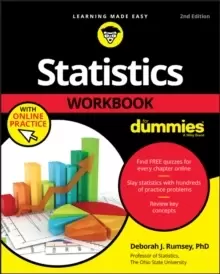 Image of Statistics Workbook For Dummies with Online Practice