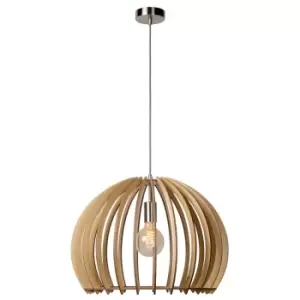 image of Bounde Scandinavian Pendant Light - Ø50cm - 1xE27 - Light Wood