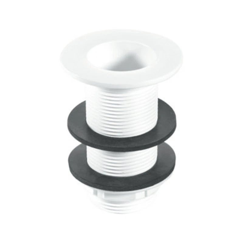 Image of McAlpine W20 1.5" x 3.5" Tail Tail Tank Overflow White
