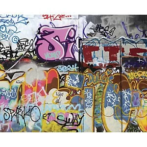 image of ohpopsi Graffiti Wall Mural Multi 14.4m L