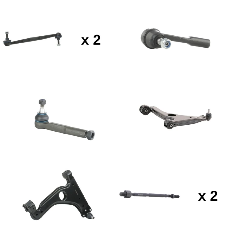 Image of RIDEX 772S1341 Control arm repair kit with axle joint, Front Axle Right, Control Arm Suspension Kit (772)