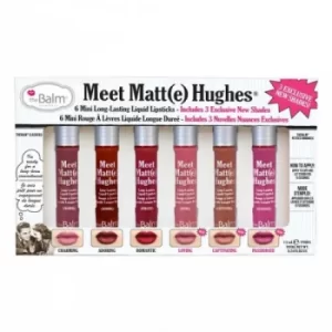 Image of theBalm Meet Matt(e) Hughes 6 Mini Long Lasting Liquid Lipsticks Kit Set 1
