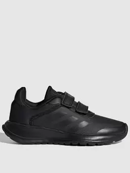 Image of adidas Unisex Kids Tensaur Run 2.0 Trainers - Black, Triple Black, Size 1 Older