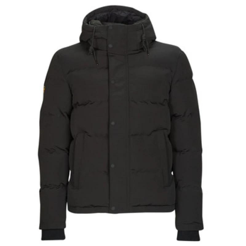 Image of Superdry Hooded puffer jacket Superdry Everest Noir Male S