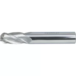 Image of 3.00MM Carbide Micrograin 4 Flute Plain Shank Ball Nosed End Mills