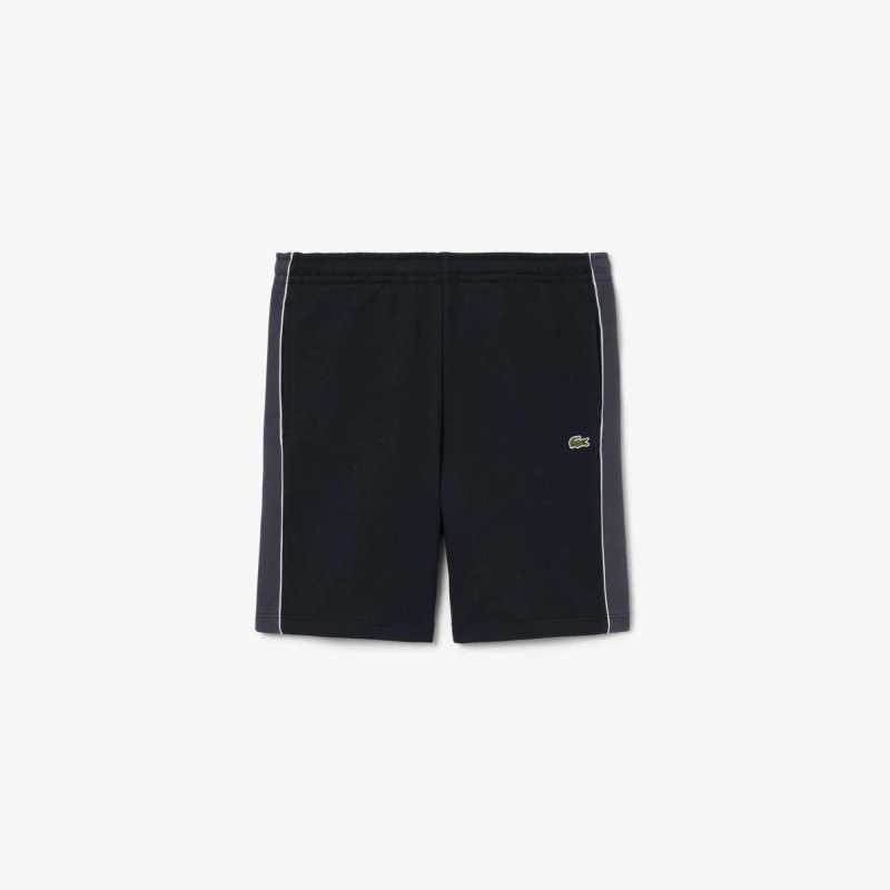 Image of Lacoste Mens Black Fleece Jogger Shorts Black 4CI male L