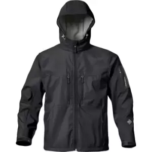 image of Stormtech Mens Premium Epsilon H2xtreme Water Resistant Breathable Jacket (2XL) (Black)