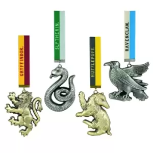 image of Harry Potter House Mascot Ornament Set