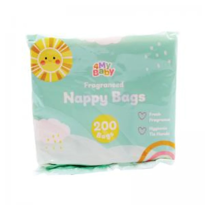 Image of 4MyBaby 4My Baby Fragranced Nappy Bags x200 (Pack of 24) 900341CASE 900341CASE