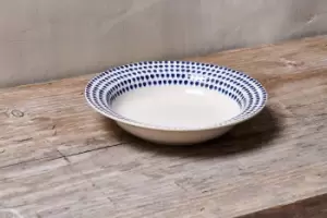 Nkuku Drop Pasta Bowl Tableware Indigo