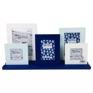 Image of Boat Sea Life Five Frames on Tray