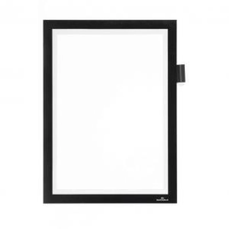Image of Durable DURAFRAME NOTE Magnetic Document Frame for Metal - 5 Pack - A4 Black unisex
