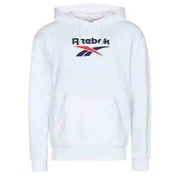 Image of Reebok Classic CL F VECTOR HOODIE mens Sweatshirt in White - Sizes S,M,L,XL