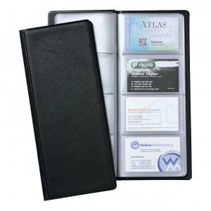 Image of Office Classic Business Card Book PVC 64 Pockets for 128 Cards
