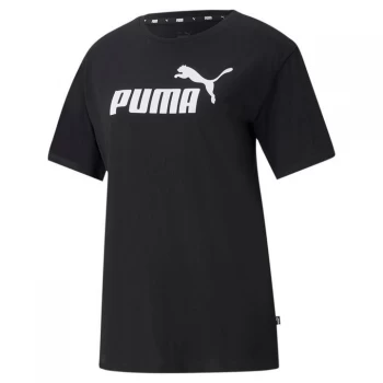 Puma Essential Logo Tee Womens - Black