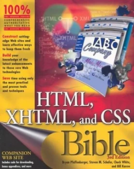 Image of Html Xhtml and Css Bible. by Bryan Pfaffenberger Paperback