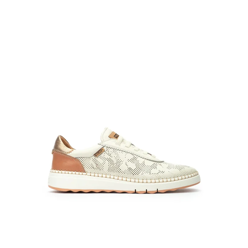 Image of Pikolinos Arenas Leather Trainers White Women 39 (5.5 to 6)