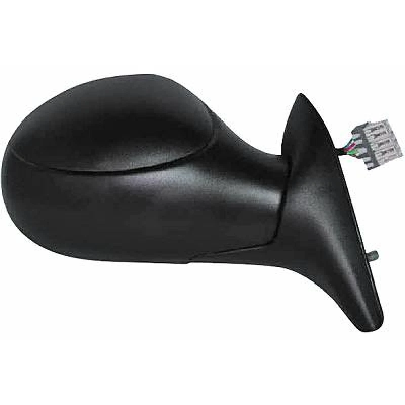 Image of DIEDERICHS 4070624 Wing mirror Right, black, Convex, Grained Outside Mirror (50)