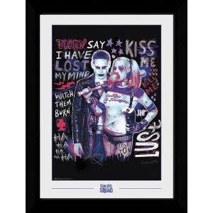Image of Suicide Squad Joker and Harley Collector Print