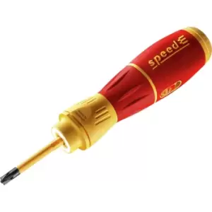 Image of Wiha 7 Piece VDE Insulated SpeedE II Electric Screwdriver Set