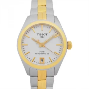 image of T-Classic PR 100 Automatic Silver Dial Ladies Watch