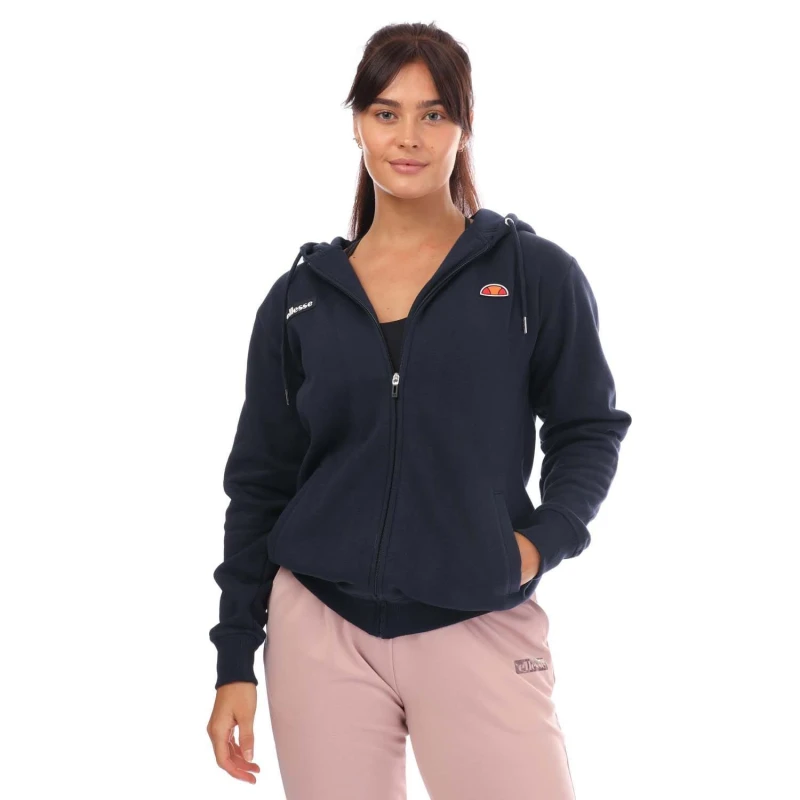 Image of Ellesse Henicea Full-Zip Hoodie - Blue Blue XS