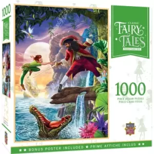 Image of Masterpieces Puzzle Classic Fairy Tales Peter Pan Puzzle 1000 piece jigsaw puzzle