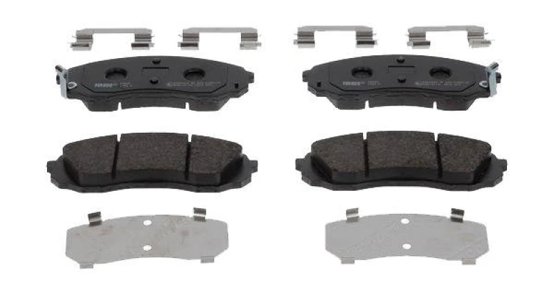 Image of FERODO FVR5115 Brake pad set PREMIER ECO FRICTION with acoustic wear warning, with accessories Brake Pad Set,disc brake (402)