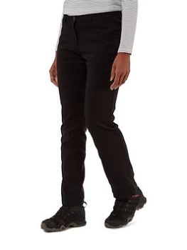 Image of Craghoppers Kiwi Pro II Winter Lined Trousers - Black, Size 10, Women