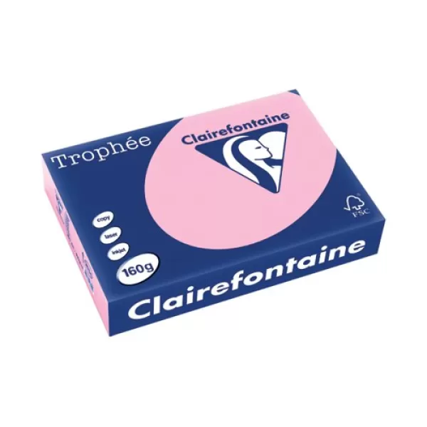 image of Trophee Card A4 160gm Pink Pack of 250 2634C