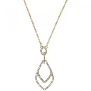 image of Ladies Anne Klein Gold Plated Socialite Necklace