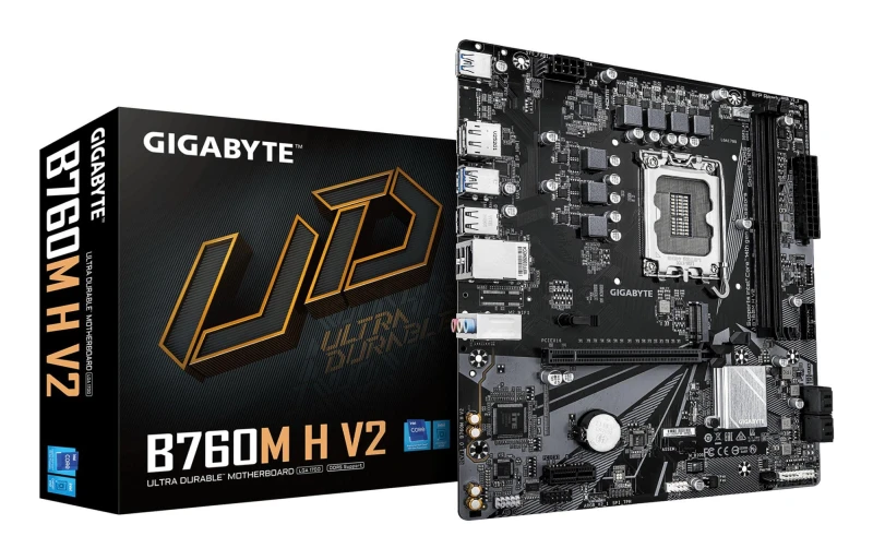 Image of Gigabyte B760M H V2 Motherboard - Supports Intel Core 14th Gen CPUs. 5