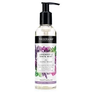 image of Tisserand Aromatherapy The Hand Wash Lavender and White Mint 195ml