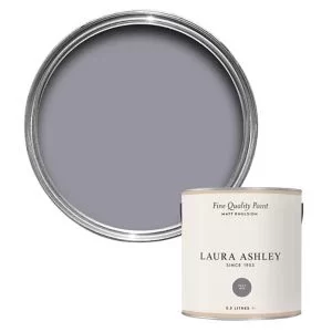 image of Laura Ashley Pale Iris Matt Emulsion Paint, 2.5L