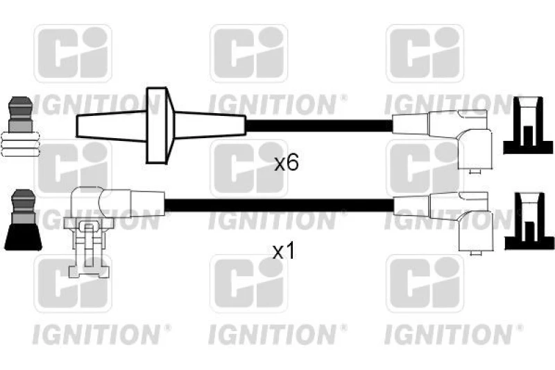 Image of QUINTON HAZELL Ignition lead set QUINTON HAZELL XC319