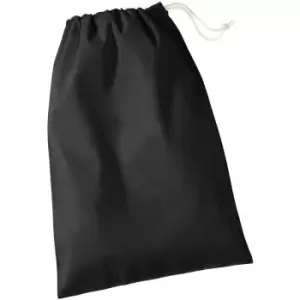 Image of Westford Mill Recycled Cotton Stuff Bag (M) (Black)